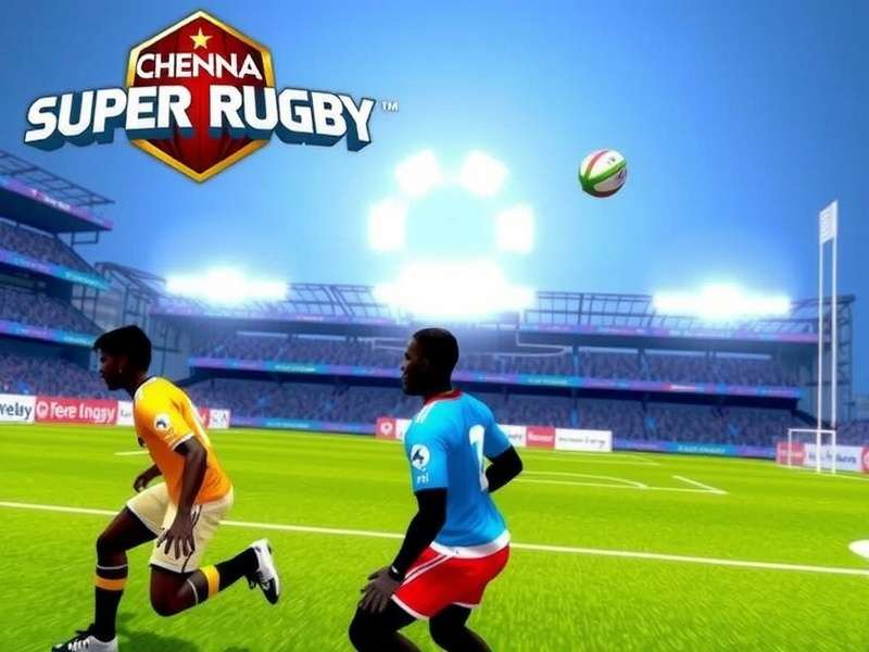 Intense Rugby Action in Chennai Super Rugby Chennai Super Rugby Gameplay Screenshot